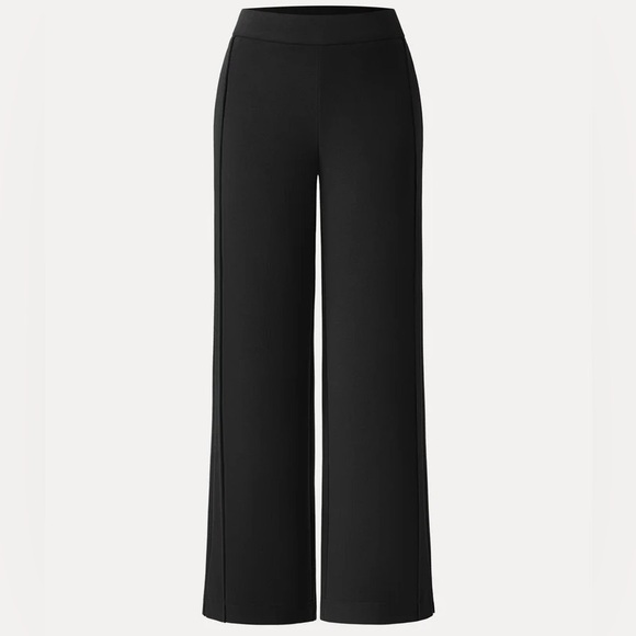 OGL Pants - OGL FuzzLuxe High Rise Straight Leg Pull-On Pants Black Size S